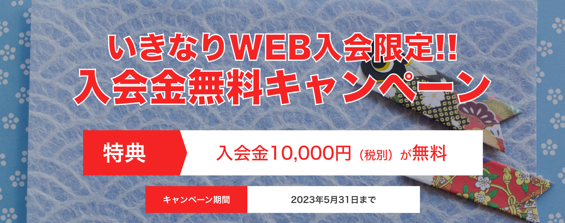 いきなり！WEBキャンペーン画像