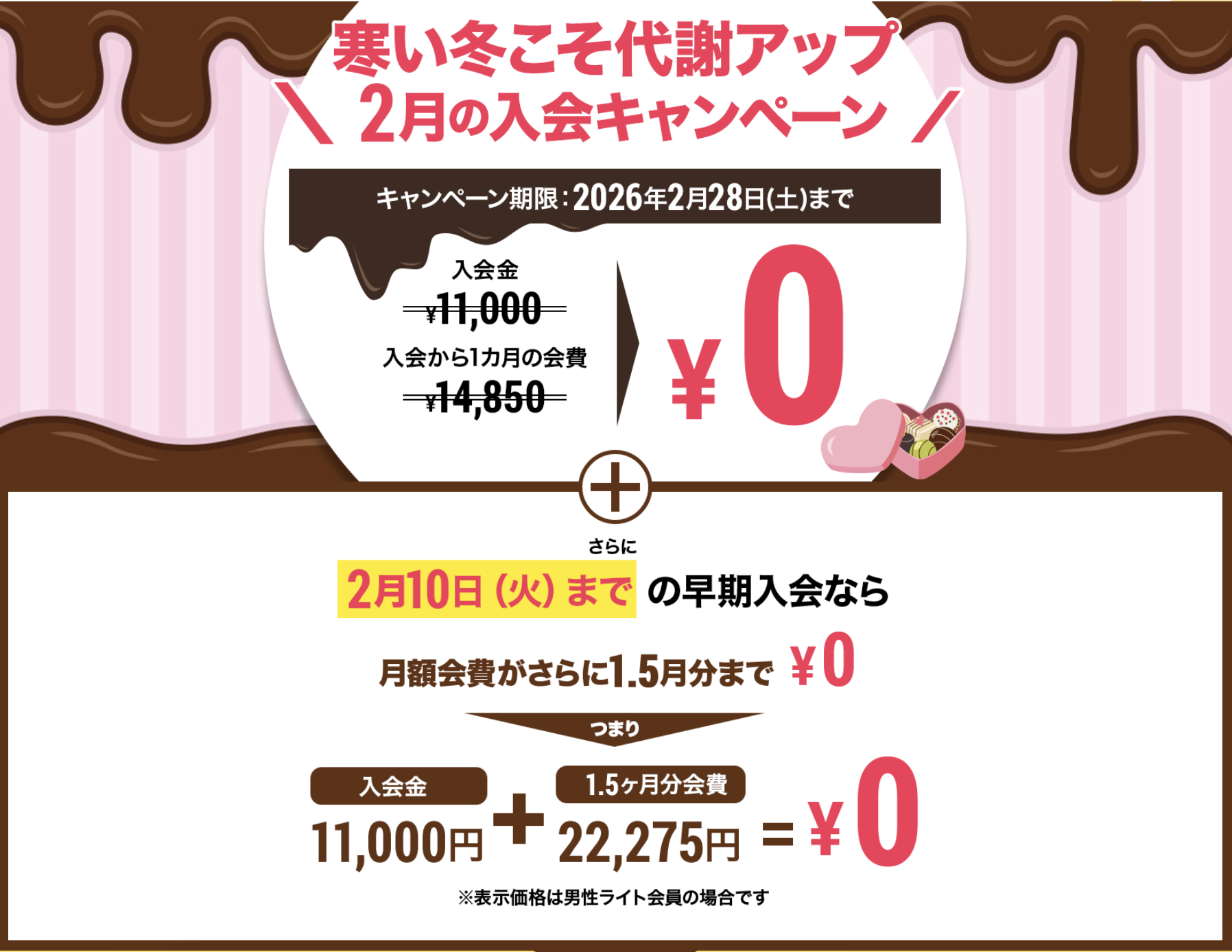 来店入会キャンペーン画像